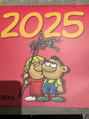 Calendar 2025 special edition for newspaper tonVIMA by Arka, like new
