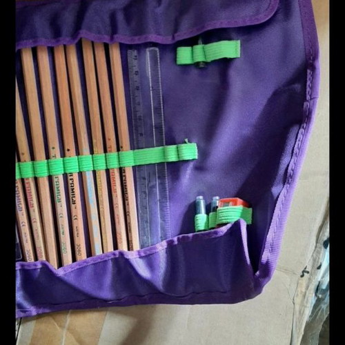 Pencil case new with strap and colorful design
