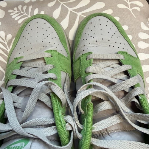 Nike Dunk Low AS Men's Sneakers like new, size 43, white and green