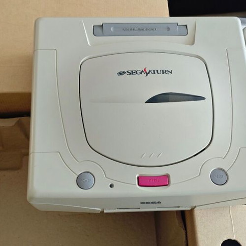 Sega Saturn White Console HST-0014 System like new, NTSC-J