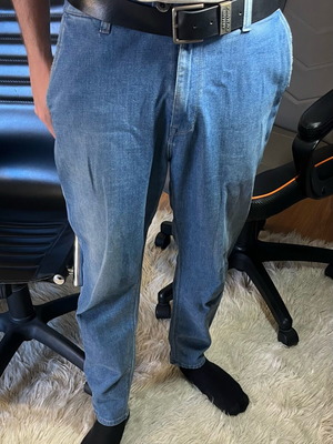 Τζιν Brokers μπλε slim fit μεταχειρισμένο, μέγεθος 34