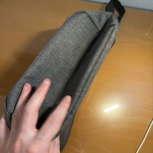 Cooling Bag gray with adjustable strap, new