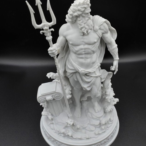 Poseidon 3D printed statue new, premium PLA