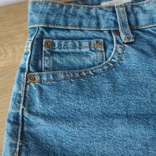 Bershka jean shorts high waist like new, size M