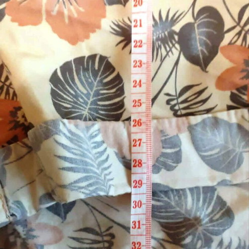 Up Fashion women's cotton shorts like new, tropical pattern, EU 44 L-XL