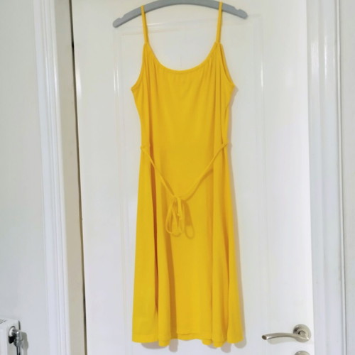 Esmara summer everyday dress, yellow, size L