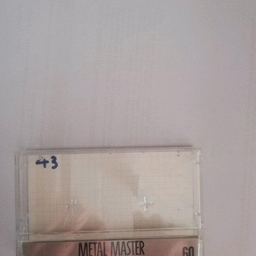 Sony Metal Master 60 cassette tape like new