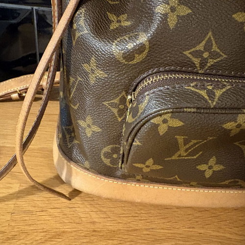Louis Vuitton Montsouris MM backpack, vintage, medium size, brown