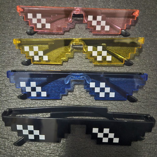 Thug Life Party Glasses New, Set of 2, Colorful