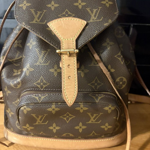 Louis Vuitton Montsouris MM backpack, vintage, medium size, brown