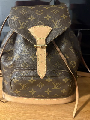Louis Vuitton Montsouris MM backpack, vintage, medium size, brown