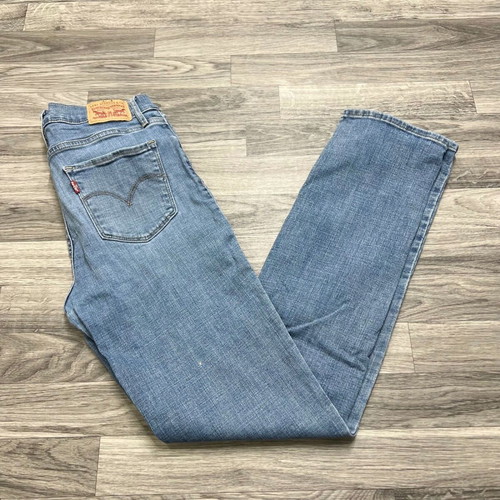 Levis 724 High Rise Slim Straight Jeans new, light blue, W29/L31