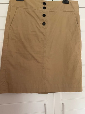 Tommy Hilfiger skirt like new, beige and brown, size L 40 12