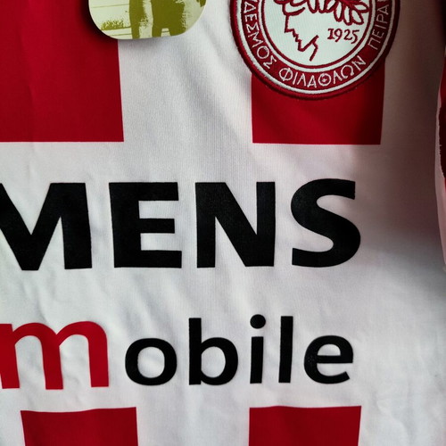 Olympiacos 2004-2005 football jersey, authentic, new with tags