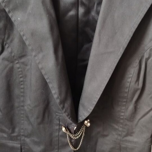 Women's jacket used size M, black short cotton