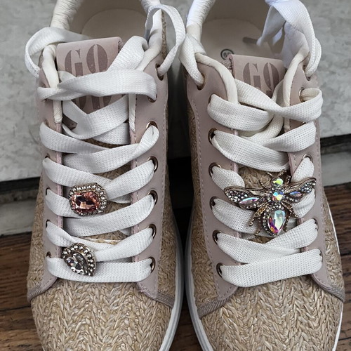 Luigi sneakers flatforms beige size 39 new with decorative laces