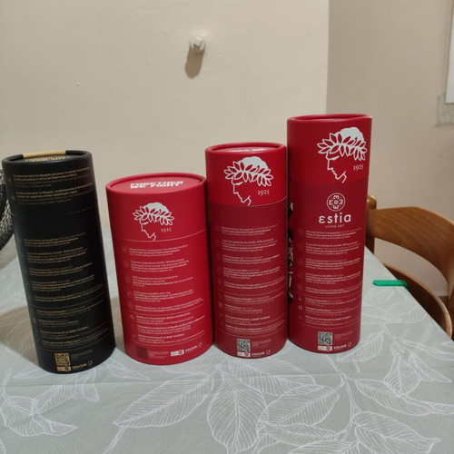 Estia x Olympiacos B.C. collectible packaging set, 4 pieces