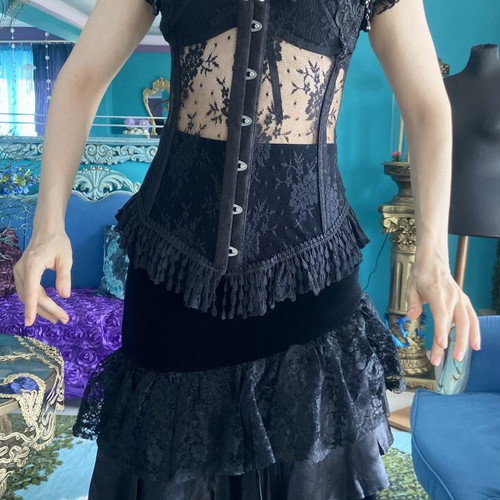 Gothic lace corset
