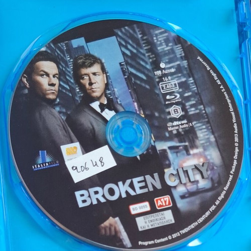 Broken City Blu-ray used with Greek subtitles