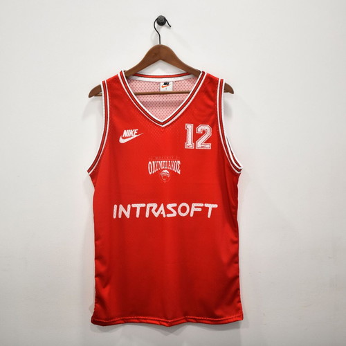 Olympiakos Home Jersey 1994-1995 Season Large, new official replica