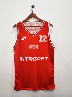 Olympiakos Home Jersey 1994-1995 Season Large, new official replica
