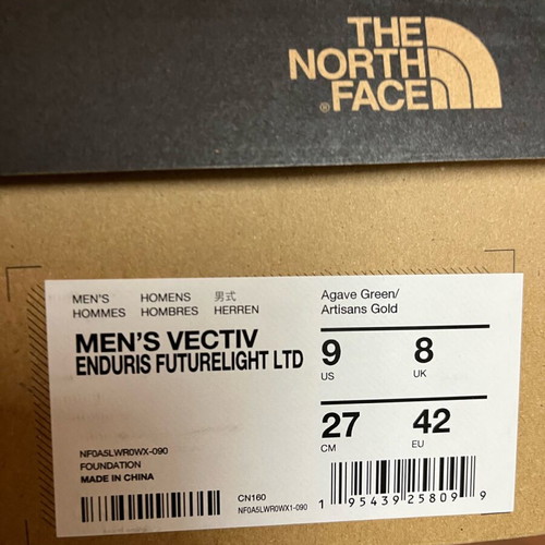 The North Face Vectiv Enduris Futurelight men's shoes size 42 like new