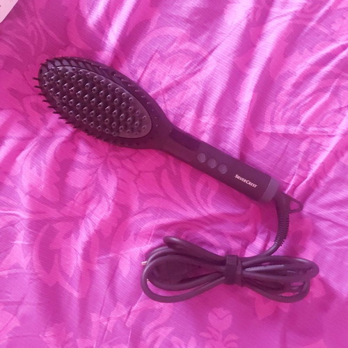 Hair straightening brush like new