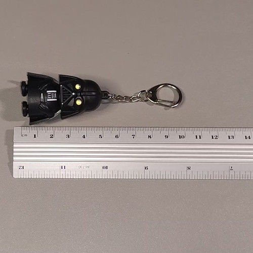 Darth Vader keychain figure like new with LED light-up eyes