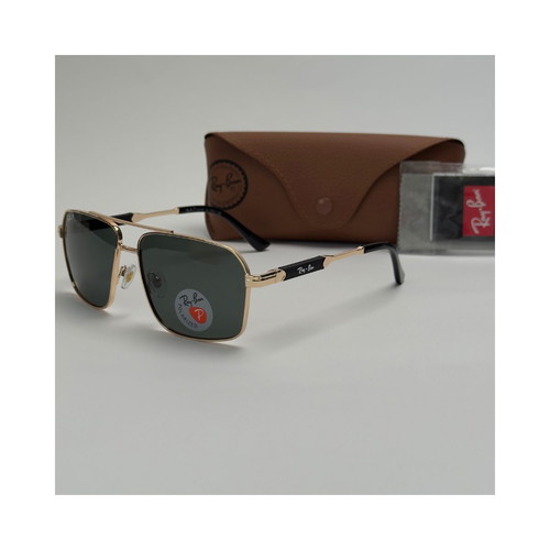 Ray-Ban Navigator sunglasses new, polarized, black and gold