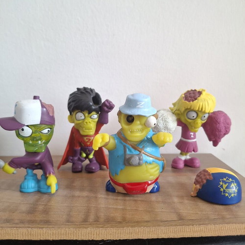 Zombiezz Series 1 Figures used, set of four