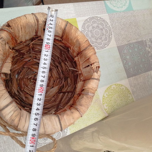 Decorative basket used for magazines