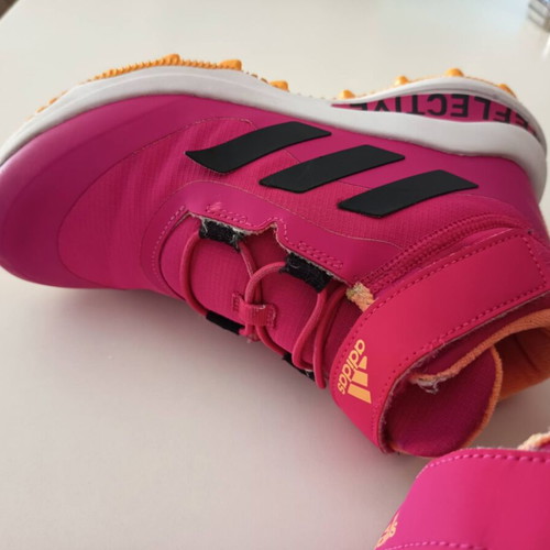 Adidas FortaRun Atr El K kids' shoes size 33 used, pink and orange