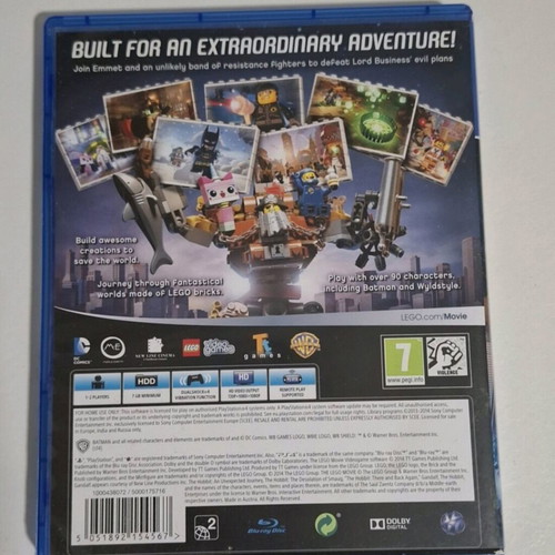 Lego The Movie Videogame PS4 game used