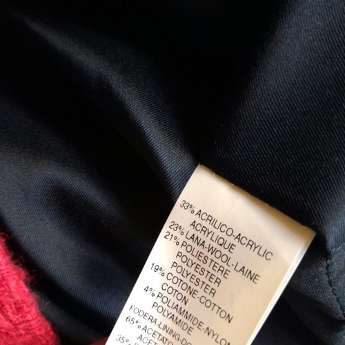 Denny Rose red jacket like new, short with 3/4 sleeve