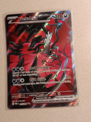 Yveltal Ex Pokemon Card Perfect Order 105/088 New