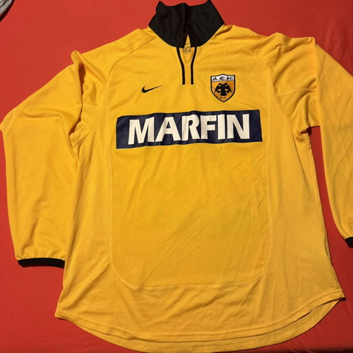 AEK Original Long-Sleeve Jersey 2000-2001, like new, player worn