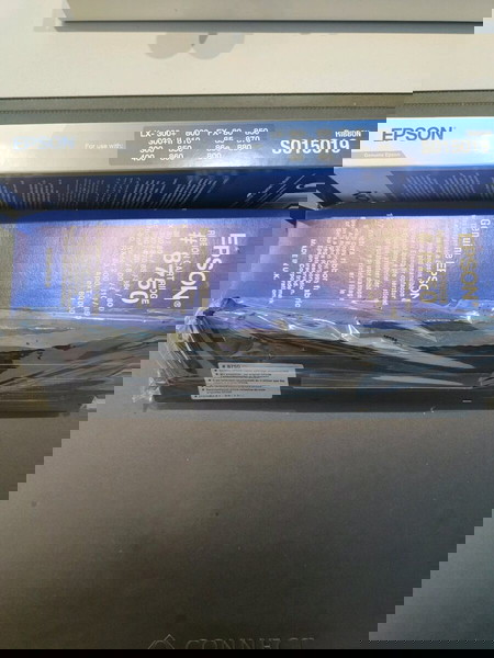 Δυο μελανοταινίες για εκτυπωτή Epson,μαύρο χρώμα,Νο8750