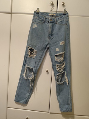 Vivid jeans with rips size 34 xsmall used high waist