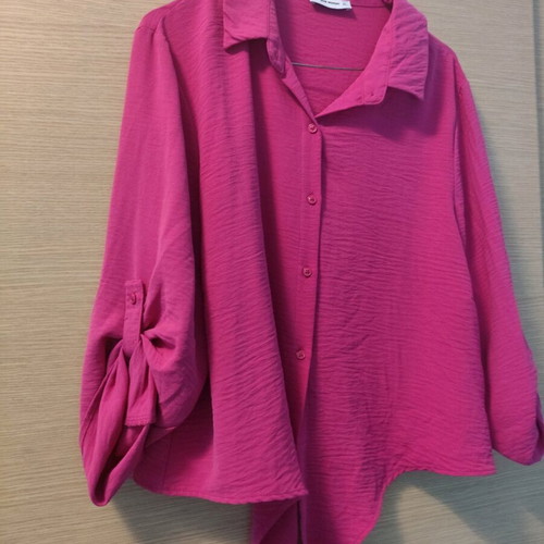 Crop tied shirt Pink Woman XL like new, pink