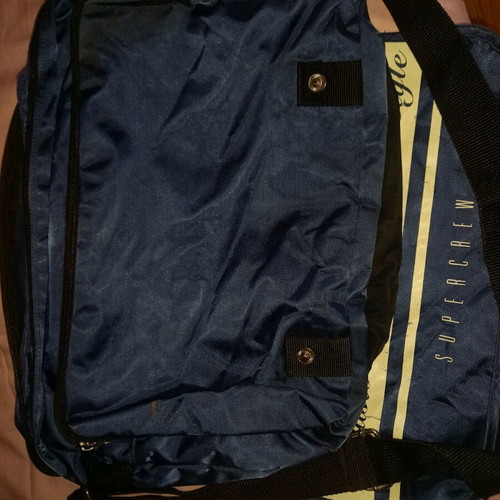 Vintage ES Sport shoulder bag like new, nautical retro style