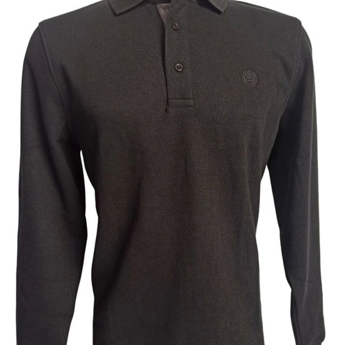Tria Alfa Black Winter Polo Shirt New