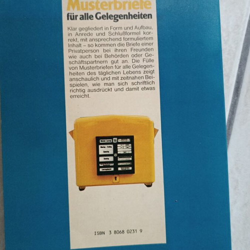 Musterbriefe German book like new, letter writing guide