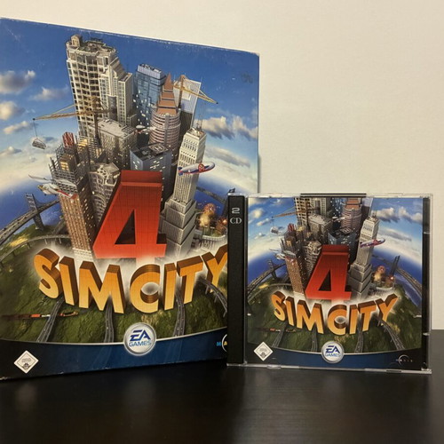 SimCity 4 Big Box PC game, complete in box