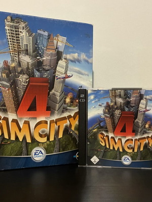 SimCity 4 Big Box PC game, complete in box