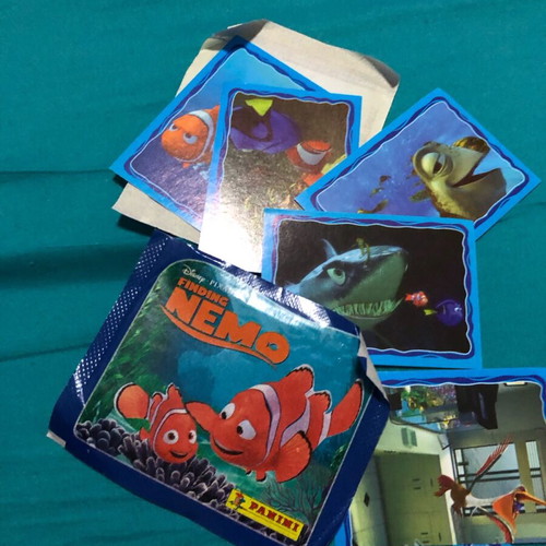 Finding Nemo Panini stickers set 12 sealed packs like new