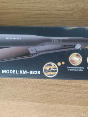 Kemei Hair Straightener with Ceramic Plates new