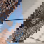 Πουκάμισο Nidodileda crop κρουαζέ με μανίκια 3/4 μέγεθος small σε άριστη κατάσταση