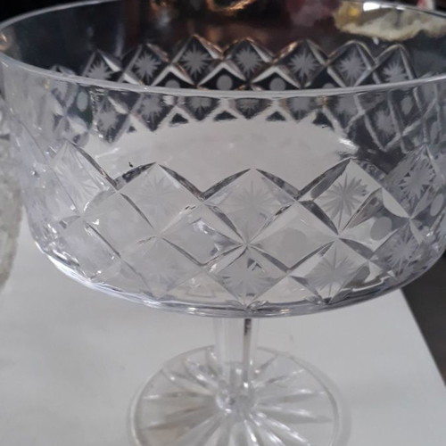 Crystal bowl with foot used