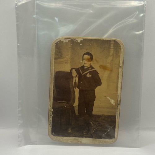 M.M. Papazian of Limassol 1883 photograph used, naval suit