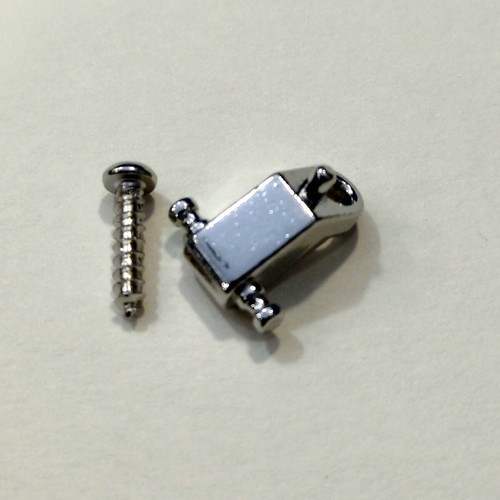 Roller String Tree Guitar String Guide with Screw and Anti-Rotation Pin, nickel
